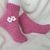 Häkelanleitung für Socken „Pixel“ Nr. 2 cuff down mit Bumerang-Ferse