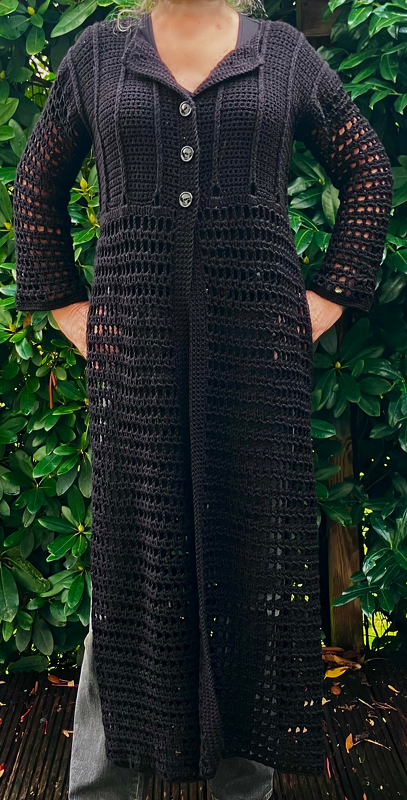 Longcardigan „Gothik-mode“ - Häkelanleitung - Bild 14