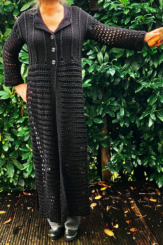 Longcardigan „Gothik-mode“ - Häkelanleitung - Bild 7