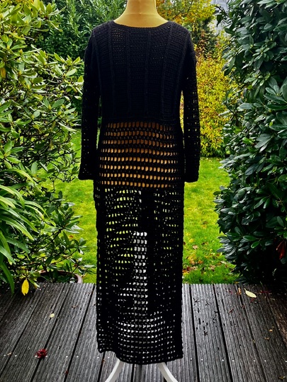 Longcardigan „Gothik-mode“ - Häkelanleitung