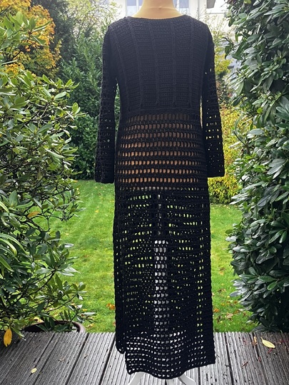 Longcardigan „Gothik-mode“ - Häkelanleitung