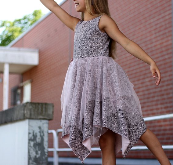 lovely fast dress 74-164 Kleid Festkleid Drehkleid Tüllkleid