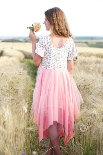 lovely fast dress 74-164 Kleid Festkleid Drehkleid Tüllkleid