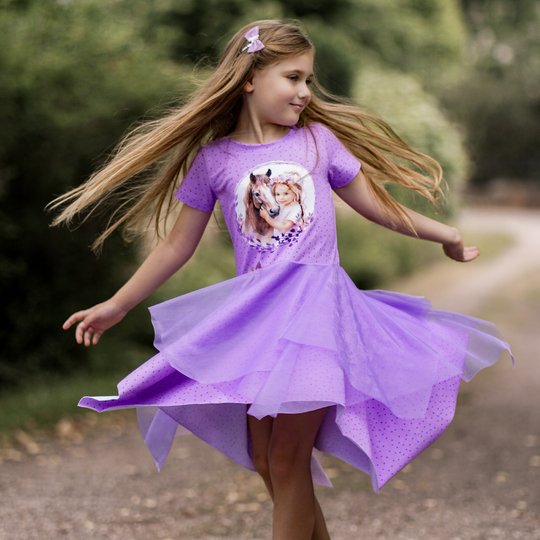 lovely fast dress 74-164 Kleid Festkleid Drehkleid Tüllkleid