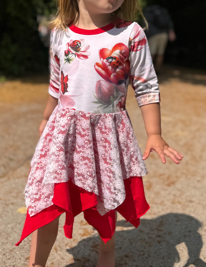 lovely fast dress 74-164 Kleid Festkleid Drehkleid Tüllkleid