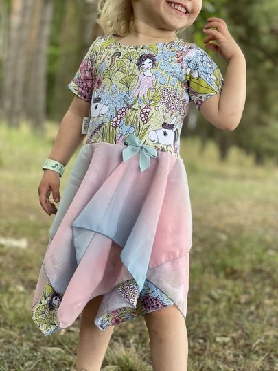 lovely fast dress 74-164 Kleid Festkleid Drehkleid Tüllkleid