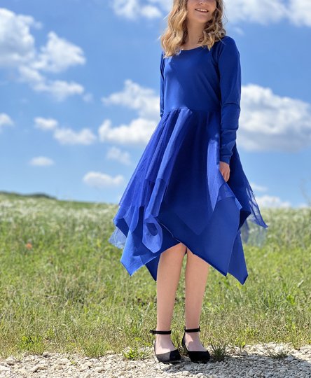 lovely fast dress 74-164 Kleid Festkleid Drehkleid Tüllkleid