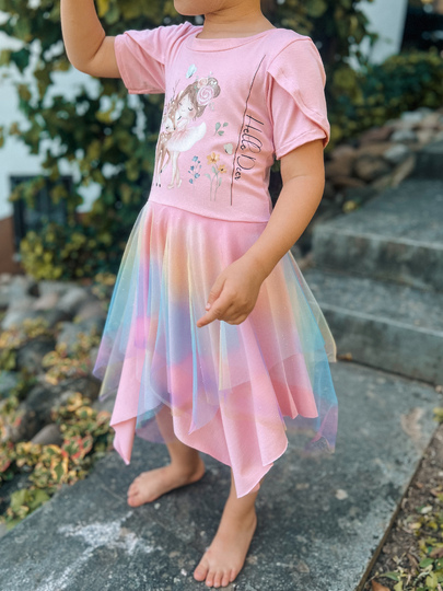 lovely fast dress 74-164 Kleid Festkleid Drehkleid Tüllkleid