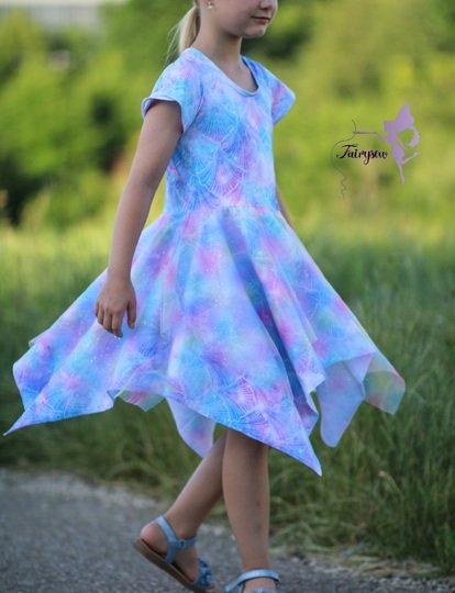 lovely fast dress 74-164 Kleid Festkleid Drehkleid Tüllkleid