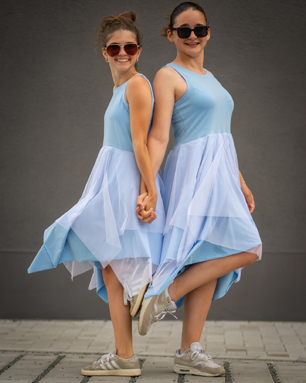 lovely fast dress 74-164 Kleid Festkleid Drehkleid Tüllkleid