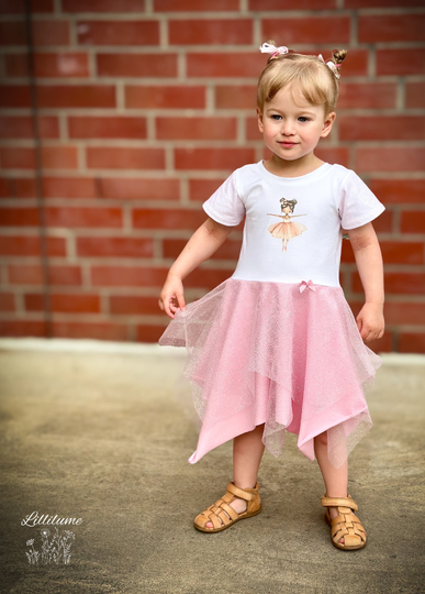 lovely fast dress 74-164 Kleid Festkleid Drehkleid Tüllkleid