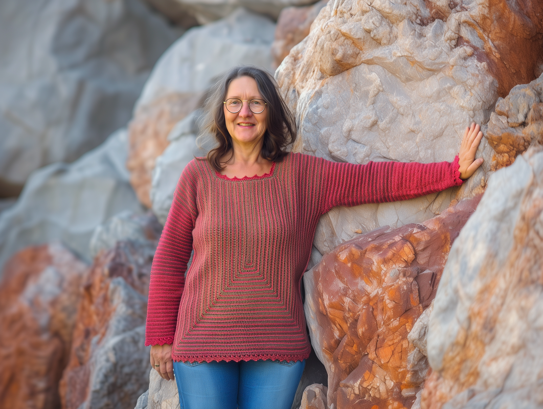 Frauhohmanns Häkelpullover "StrukturWunder"