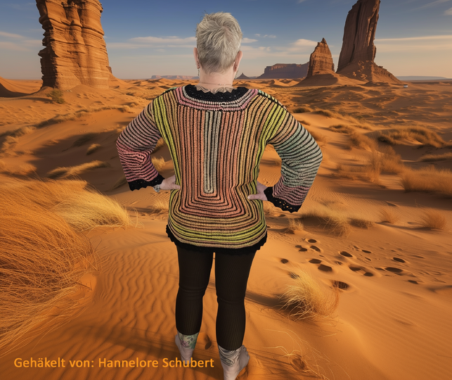 Frauhohmanns Häkelpullover "StrukturWunder"