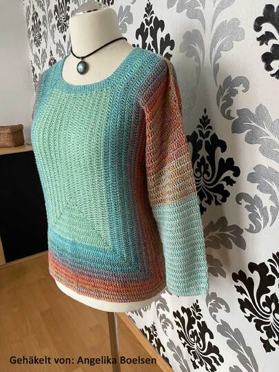 Frauhohmanns Häkelpullover "StrukturWunder"