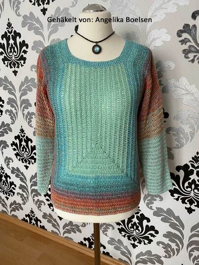 Frauhohmanns Häkelpullover "StrukturWunder"