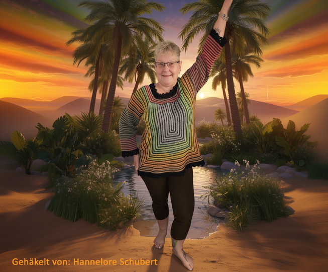 Frauhohmanns Häkelpullover "StrukturWunder"