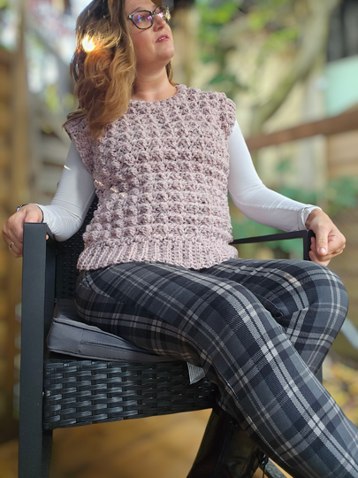 Häkelanleitung Slipover Bubbles