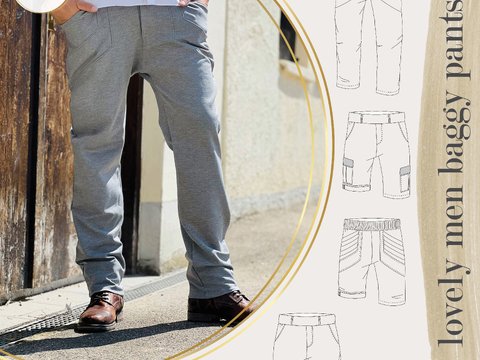 BEAMER + A0 + A4 lovely men baggy pants XS - 6XL Herrenhose Bermuda Shorts