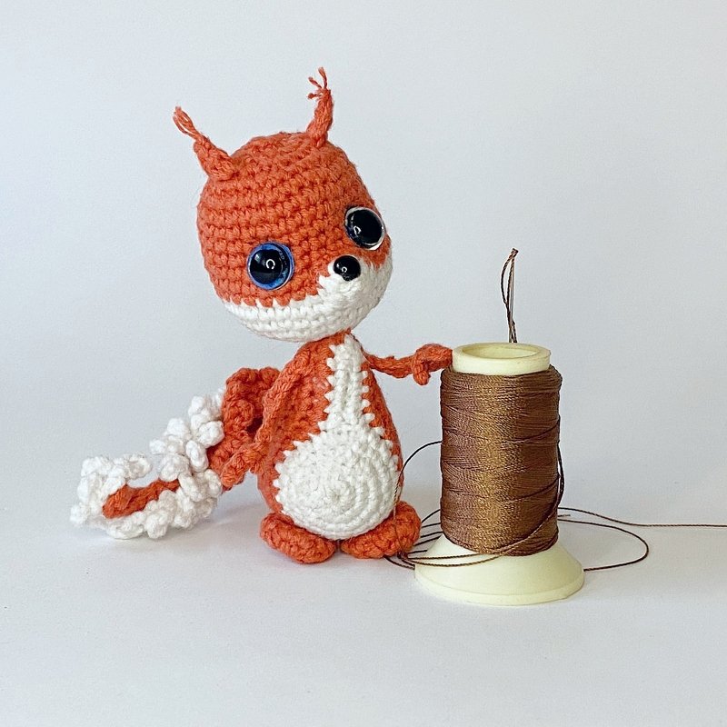 Tiny Squirrel. Amigurumi. Crochet Pattern - Image 6