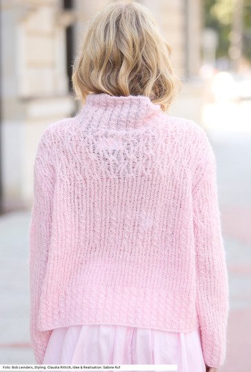 Pulli mit Zopfmuster