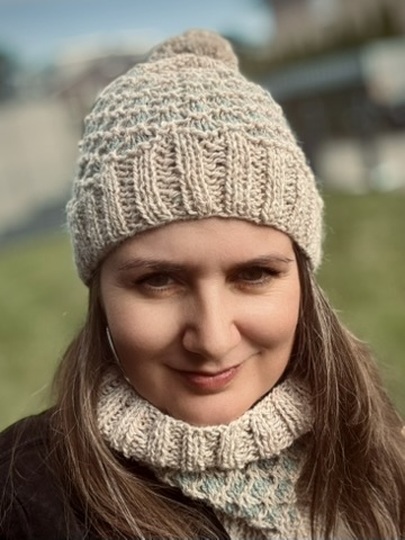 Hat & Loop/Cowl “Dünenwind” from the Coastal Collection