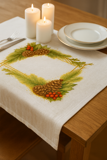 Christmas Wreaths & Frames Clipart Set – 24 PNG Transparent Illustrations