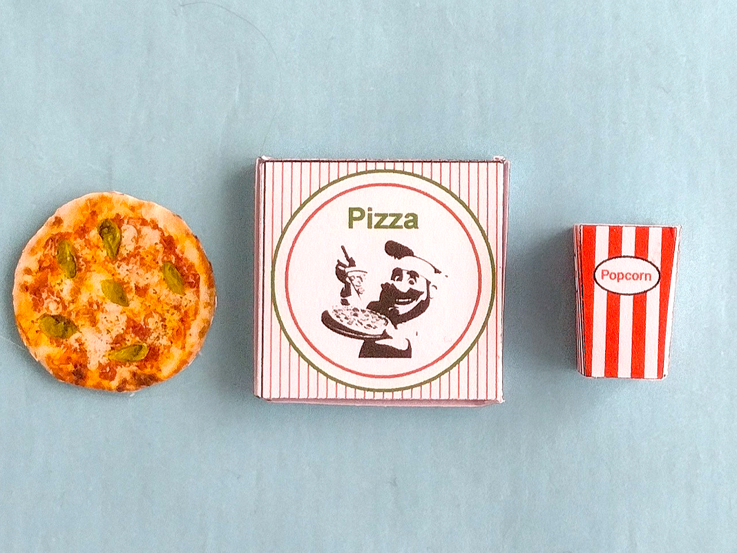 Bastelbögen Miniatur-Verpackungen und Zubehör