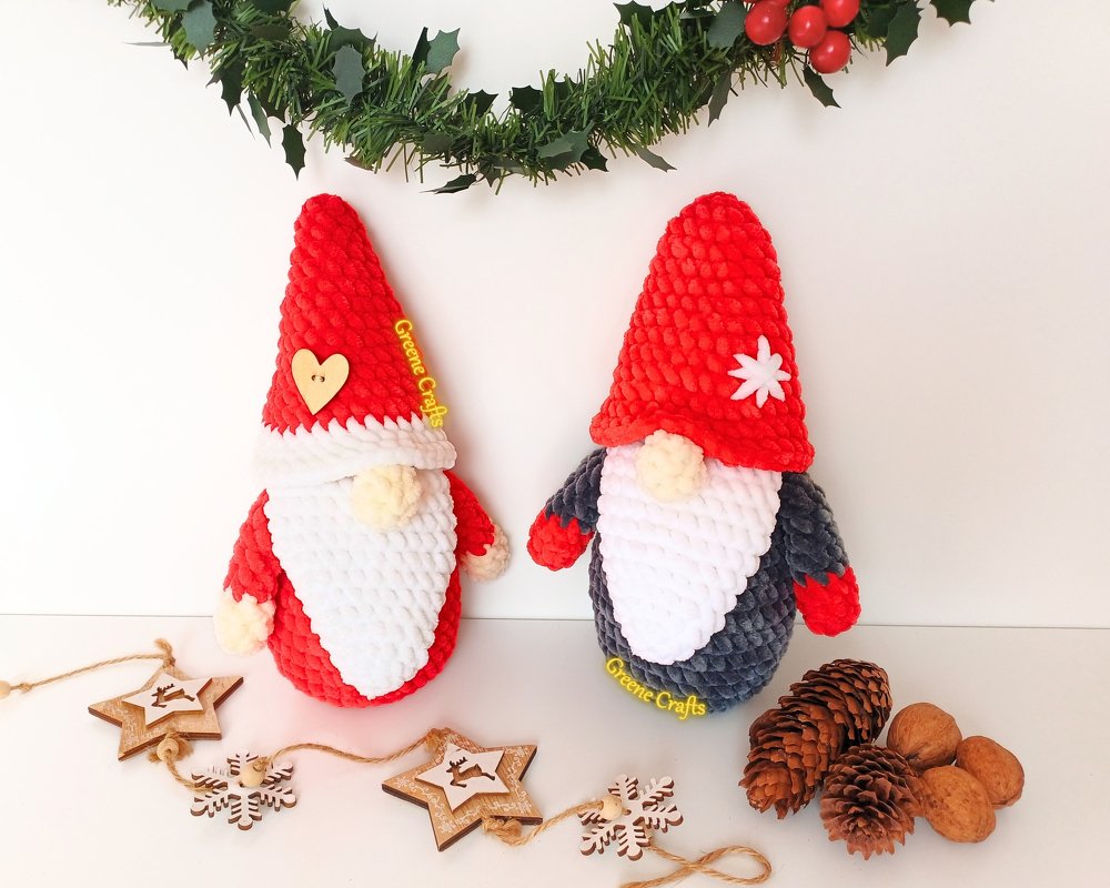 Häkelanleitung: Weihnachtswichtel – Einfaches Amigurumi ohne Nähen
