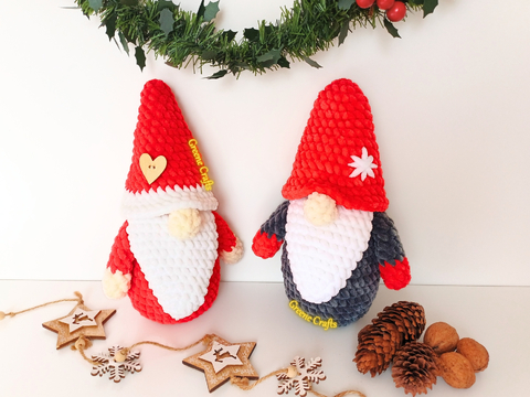 Häkelanleitung: Weihnachtswichtel – Einfaches Amigurumi ohne Nähen