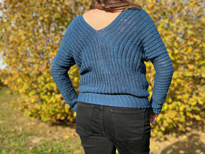Crochet Pattern Batwing Sweater