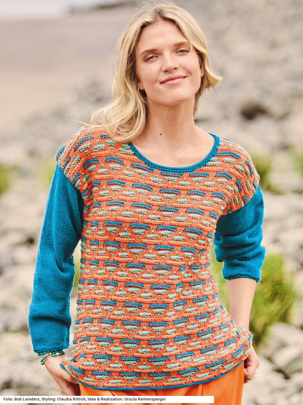 Pulli mit Hebemaschenmuster