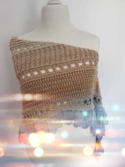 flaches Dreieckstuch - leichter Sommerwind