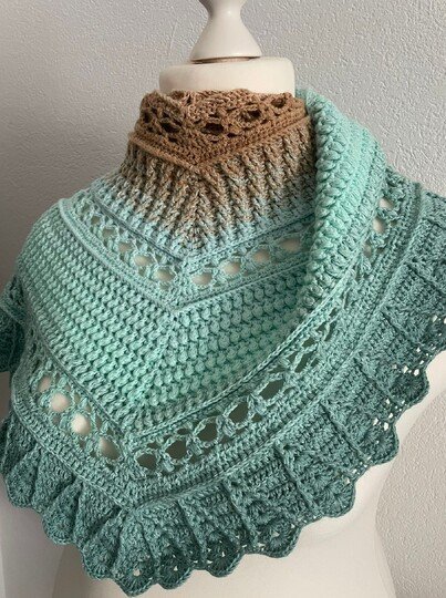 flaches Dreieckstuch - leichter Sommerwind