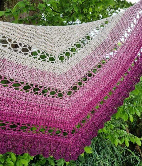 flaches Dreieckstuch - leichter Sommerwind