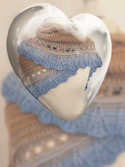 flaches Dreieckstuch - leichter Sommerwind