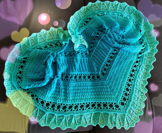 flaches Dreieckstuch - leichter Sommerwind