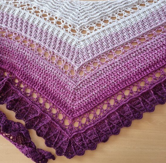 flaches Dreieckstuch - leichter Sommerwind