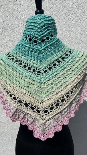 flaches Dreieckstuch - leichter Sommerwind