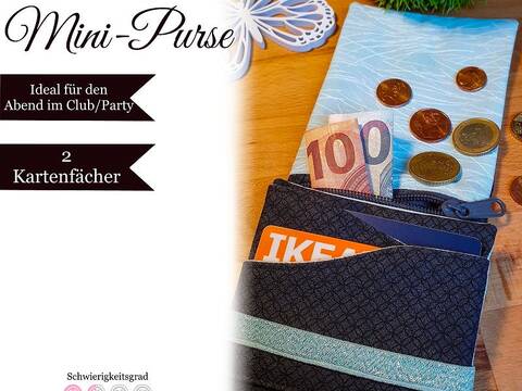 Sannys Mini Purse - E-Book und Nähanleitung