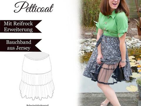 Sannys Petticoat / Reifrock - Gr 32-64 - E-Book und Nähanleitung