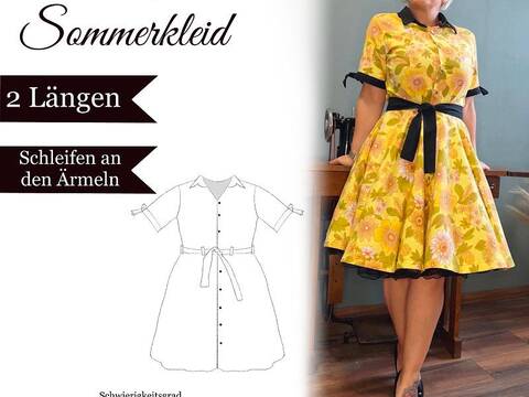 Sannys Sommerkleid- Gr 32-64 - E-Book und Nähanleitung