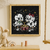 Cute Halloween Ghost Couple Cross Stitch Pattern – Baby Ghosts Eating