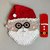 Crochet Pattern Santa Placemat for Christmas Table Decor