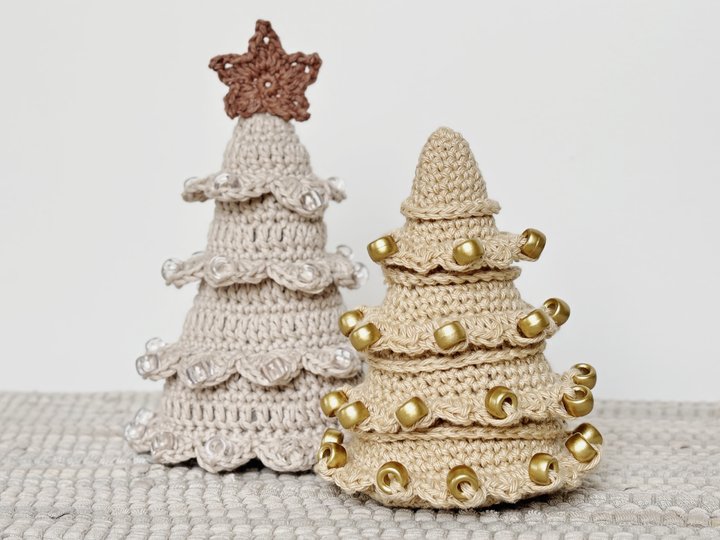 No-sew Crochet Christmas Tree Pattern Bundle, Holiday Decoration, Christmas