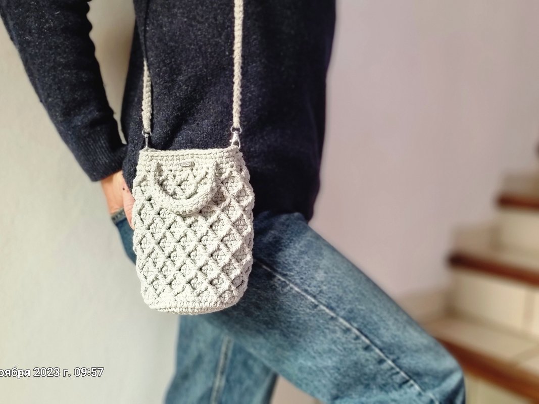 T32 Crochet Pattern. Small Crossbody Bag. - Image 9
