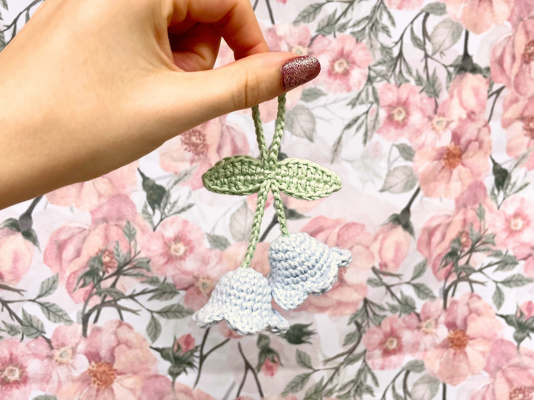 Häkelanleitung Glockenblumen Anhänger - Bild 3