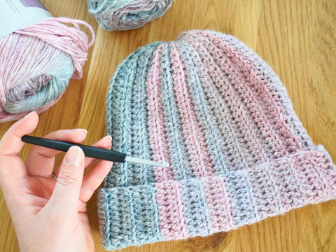 Easy Ribbed Hat – Crochet Pattern for Beginners & Advanced Crafters