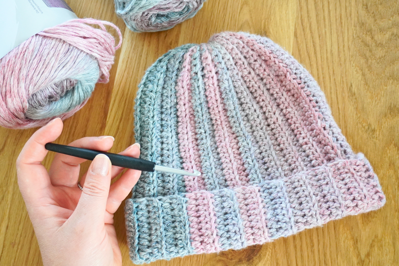 Easy Ribbed Hat – Crochet Pattern for Beginners & Advanced Crafters