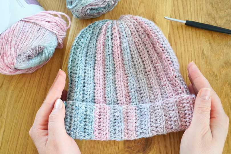 Easy Ribbed Hat – Crochet Pattern for Beginners & Advanced Crafters