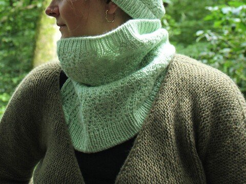 Freya cowl, Strickanleitung, Rundschal, Loop, Halswärmer